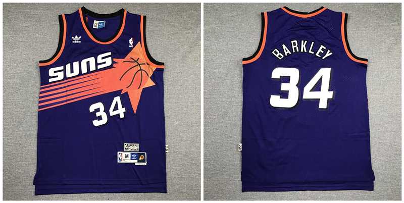 Suns 34 Charles Barkley Purple Hardwood Classics Jersey,We sell and wholesale Suns 34 Charles Barkley Purple Hardwood Classics Jersey on line form chian!